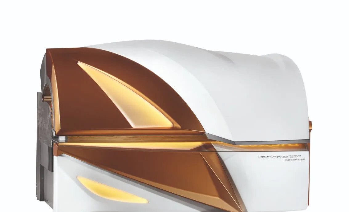 The Hapro Luxura Vegaz 9200 premium sunbed, coming soon to Beautano